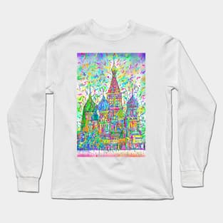 KREMLIN - watercolor and inks painting Long Sleeve T-Shirt